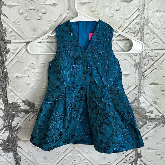 Lilly Pulitzer Other - Toddler blue floral formal dress